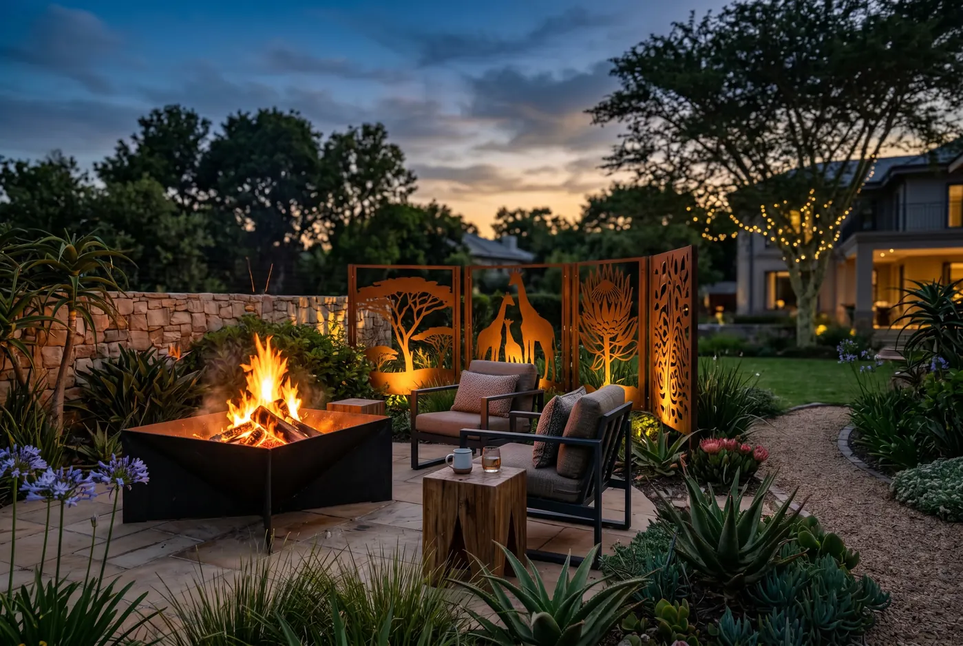 Firepit & garden art — Deco Zoosh