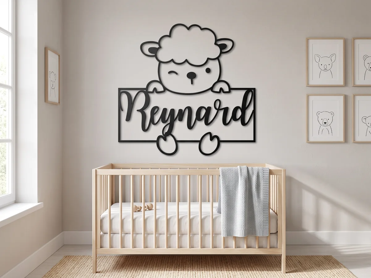 Monograms & Personal — Deco Zoosh metal wall art